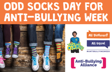 Image of It's anti bullying week - help us to support the campaign on Wednesday by wearing odd socks.